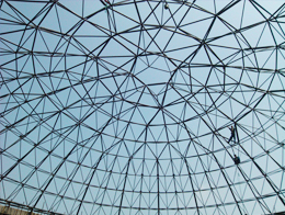 球形网架结构施工工艺流程
